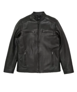 Thompson Black Leather Jacket