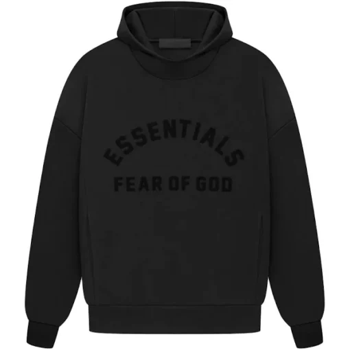Essentials Fear of God Black Hoodie
