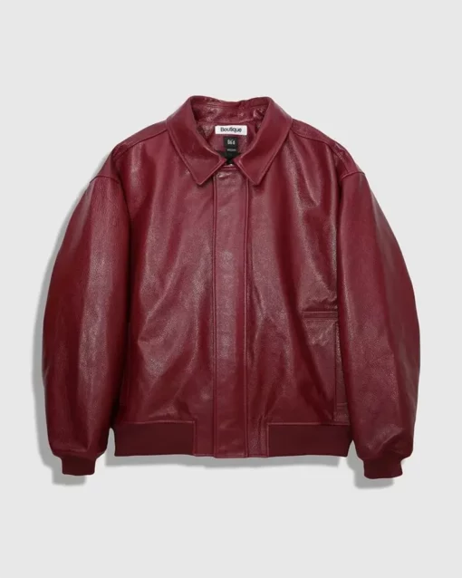 Taxi Bomber Leather Jacket