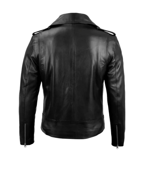 Men’s Brando Asymmetrical Motorcycle Leather Jacket