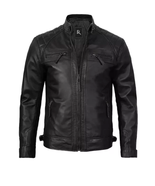 Leather jacket rs best sale