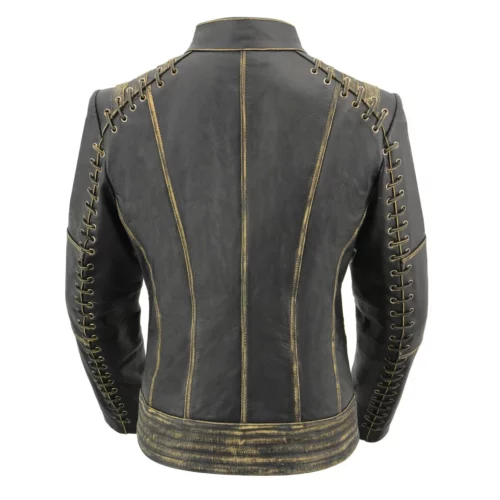 Womens Motorbike Leather Jacket