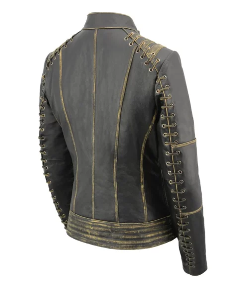 Womens Motorbike Leather Jacket