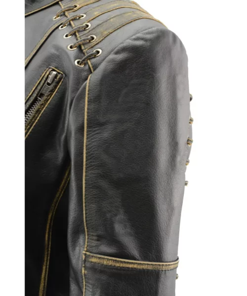 Womens Motorbike Leather Jacket