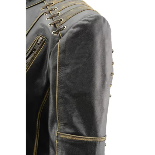 Womens Motorbike Leather Jacket