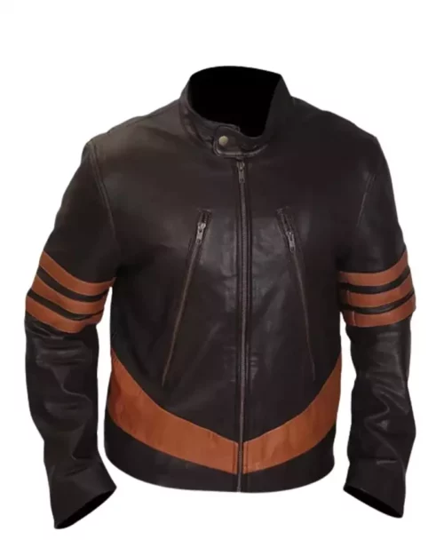 Men's Brown Vintage Cafe Racer Jacket