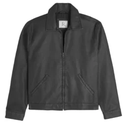Men’s Black Vegan Leather Jacket