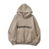ESSENTIALS Oversize Brown Hoodie