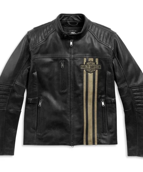 Harley Davidson H-D Triple Vent Passing Link II Leather Jacket
