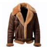 Men’s B3 Shearling Brown Leather Jacket