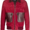 Men's Dolce & Gabbana Suede Leather Bomber Jacket