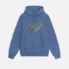 Men's Stussy Satin Patch Oversized Pullover Hoodie