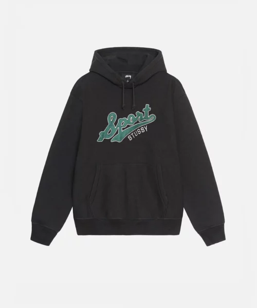 Men's Stussy Satin Patch Oversized Pullover Hoodie