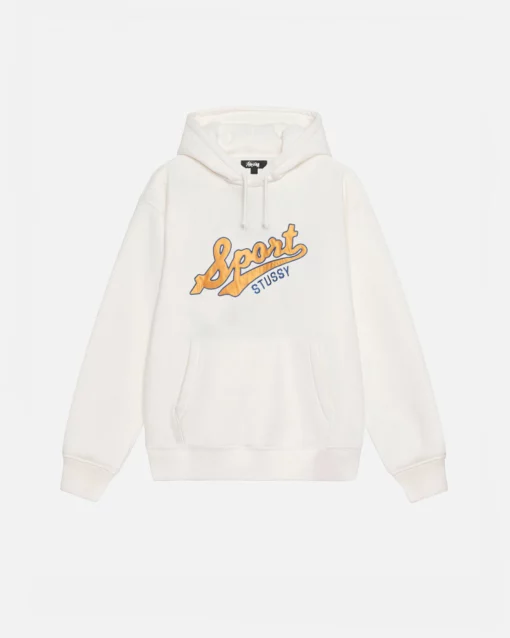 Men's Stussy Satin Patch Oversized Pullover Hoodie