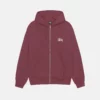 Unisex BASIC STÜSSY ZIP HOODIE