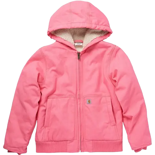 Women's Carhartt Lined Pink Hooded Jacket