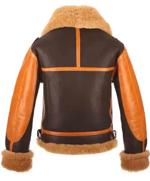 Women's Fur B3 Shearling Bomber Leather Jacket