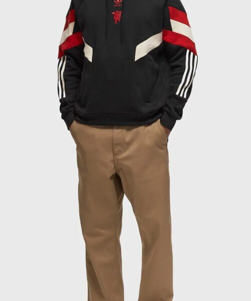 Adidas Manchester United Black Hoodie