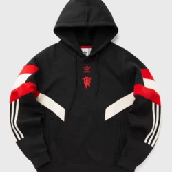 Adidas Manchester United Black Hoodie