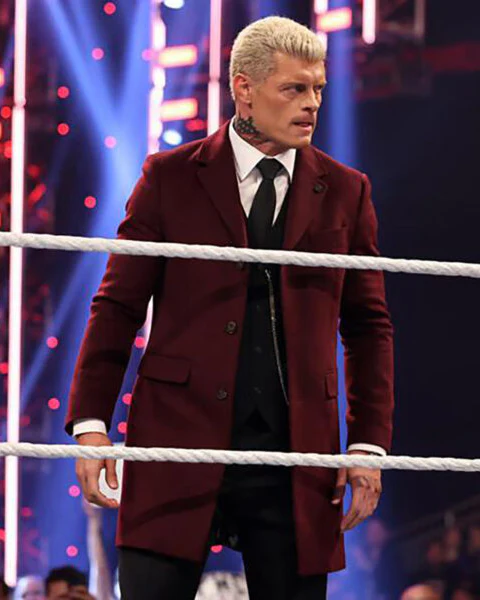 Cody Rhodes American Nightmare Red Trench Coat