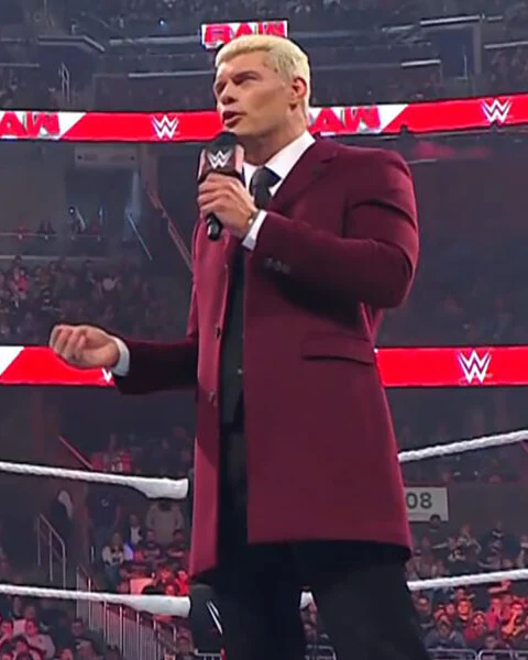 Cody Rhodes American Nightmare Red Trench Coat