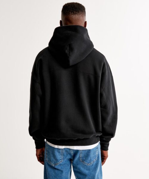 Essential Popover Black Hoodie
