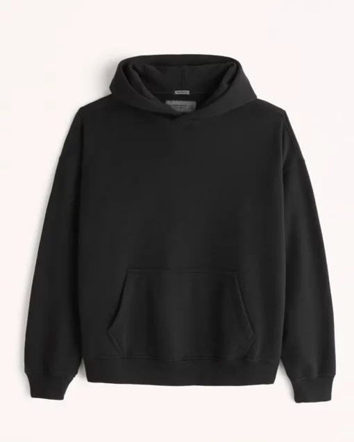 Essential Popover Black Hoodie