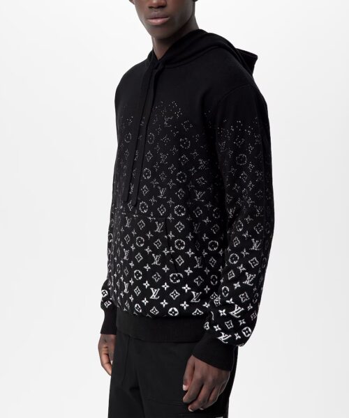 Louis Vuitton Monogram Gradient Black Hoodie