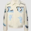 Louis Vuitton Multi-Patches Mixed Leather Varsity Jacket