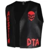 Men's Stone Cold Steve Austin DTA Black Leather Vest