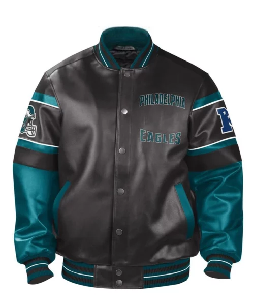 NFL Philadelphia Eagles Bomber Genuine Leather Jacket