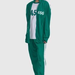 Squid Game Player 456 Green Track Suit
