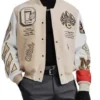 AC Milan Off White Men's Varsity Jacket