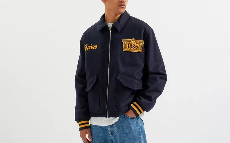 Arsenal X Aries Wool Bomber Jacket