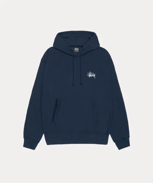 Basic Stussy Navy Hoodie