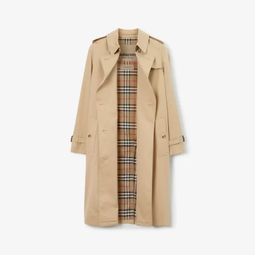 Burberry Belted Oversized Double Breasted Trench Long Coat