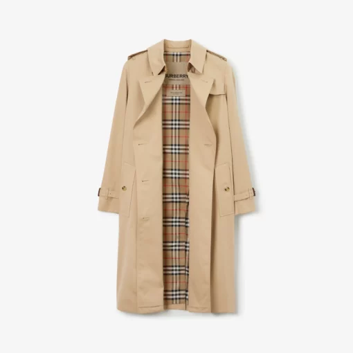 Burberry Belted Oversized Double Breasted Trench Long Coat