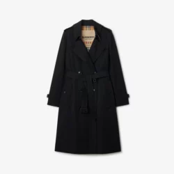 Burberry Belted Oversized Double Breasted Trench Long Coat