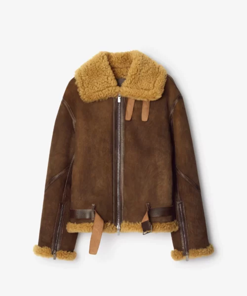 Burberry Shearling Aviator Jacket