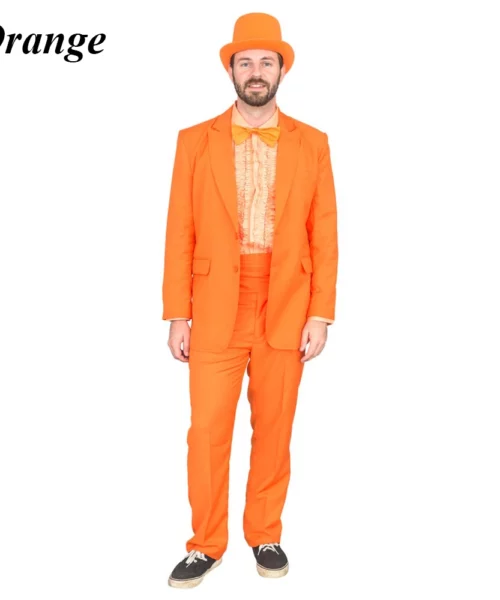 Dumb And Dumber Orange Suit With Hat