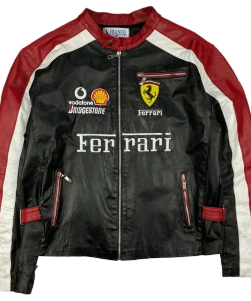 Ferrari Formula F1 Leather Jacket