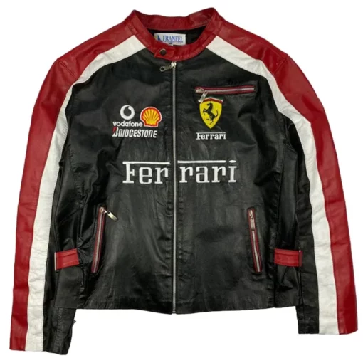 Ferrari Formula F1 Leather Jacket