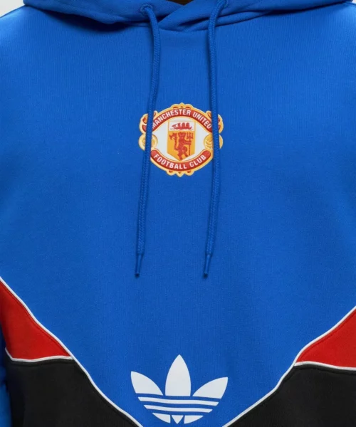 Manchester United Blue Hoodie