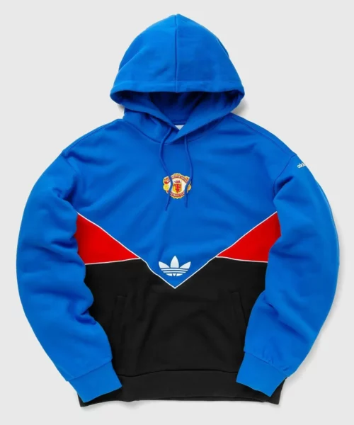 Manchester United Blue Hoodie
