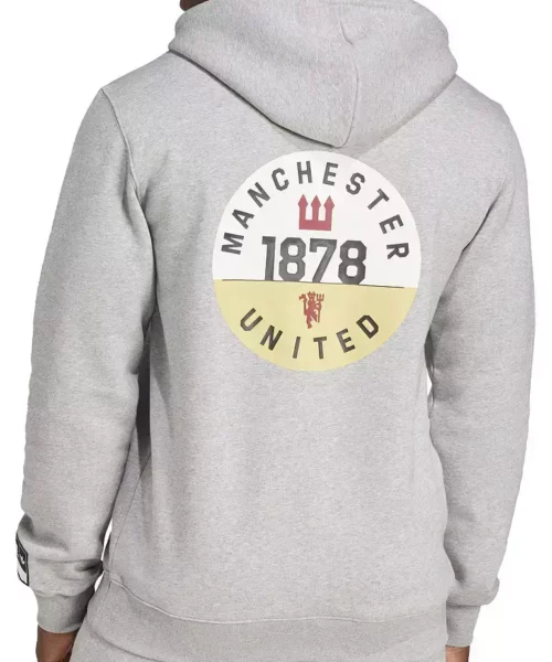 Men's Manchester United Grey Hoodie