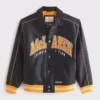 Men's McLaren Varsity Bomber Leather Jacket