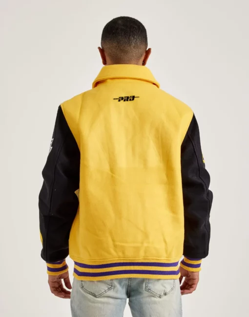 Men's Pro Standard Los Angeles Lakers Varsity Jacket - Image 3