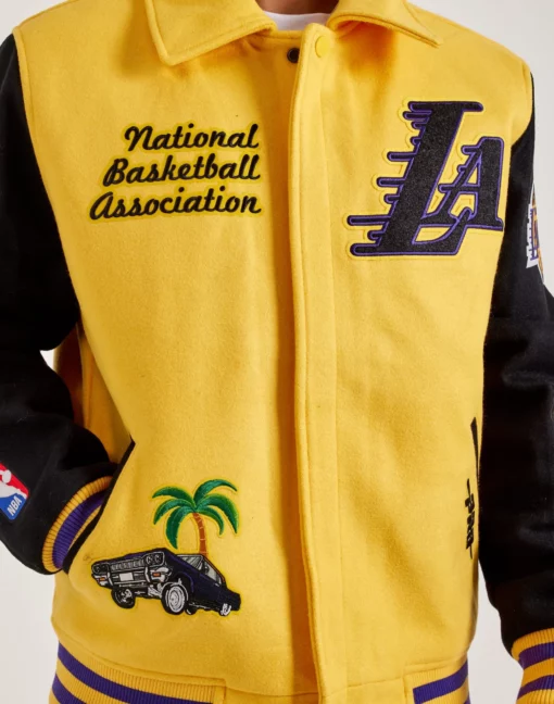 Men's Pro Standard Los Angeles Lakers Varsity Jacket