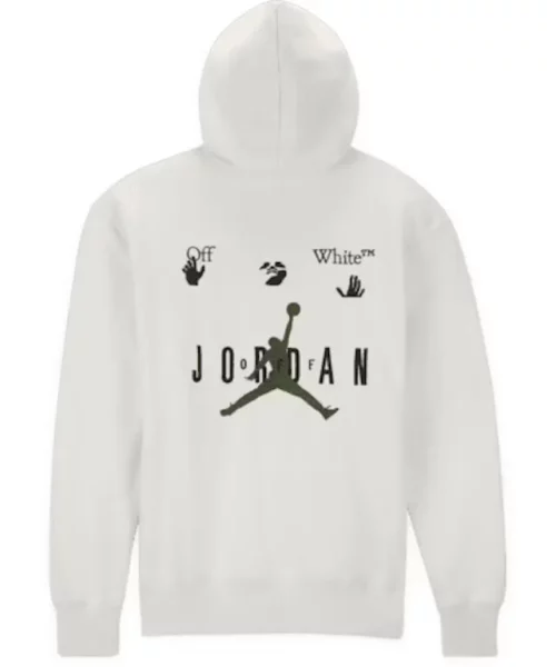 OFF-WHITE x Jordan White Hoodie