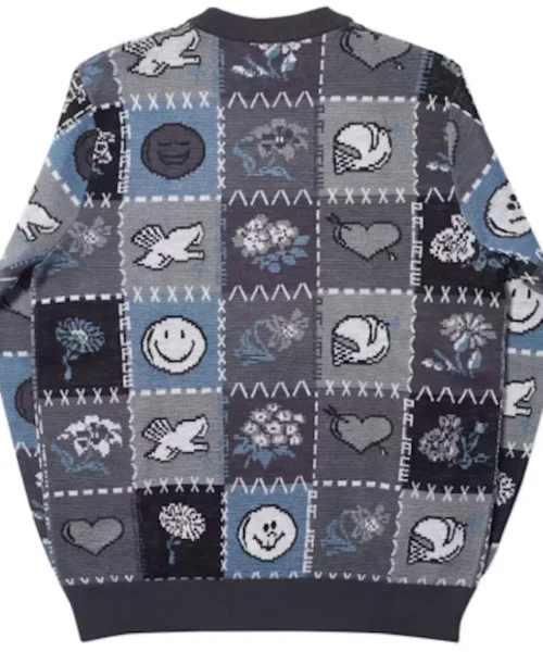 Palace Love Dove Grey Knit